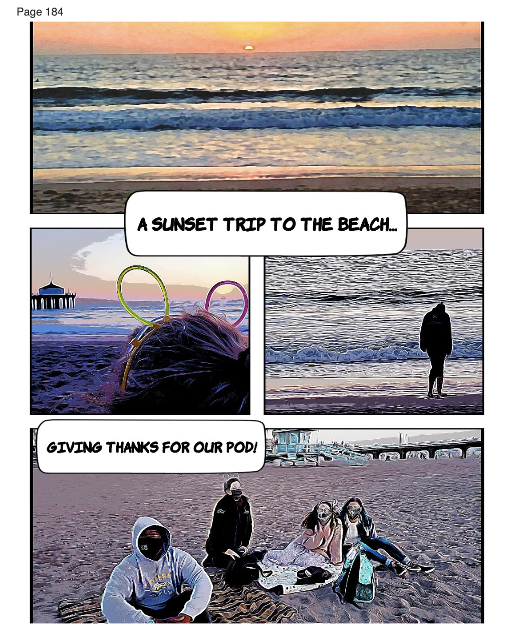Sample page of webcomic